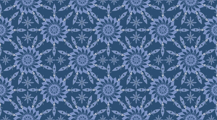 Vector design seamless fabric wallpaper. Vector illustration