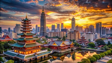 Obraz premium * City: Asia