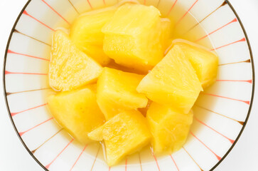 パイナップルの砂糖煮