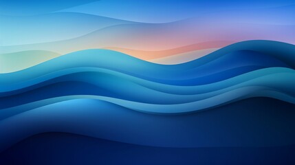 Abstract Blue Waves.