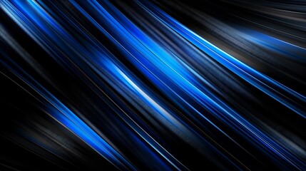 Blue Abstract Stripes.