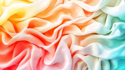 Obraz premium Colorful Silk Fabric.