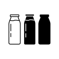 set of bottles icon