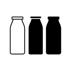 bottle icon vector