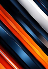 Obraz premium Modern abstract geometric background with diagonal stripes in contrasting colors, creating a dynamic and bold visual with a sense of motion
