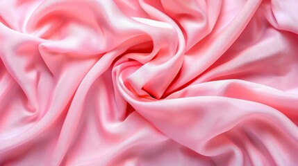 Obraz premium Pink Satin Fabric.
