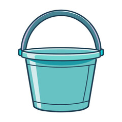 Bucket icon vector