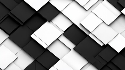 Obraz premium Black & White Abstract.