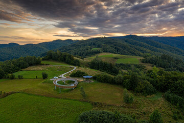Wieża Ślimak, Wola Krogulecka, Małopolska, Poland, Lato 24 © Maciej G. Szling