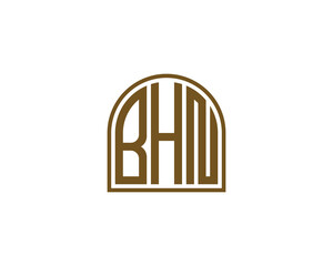 BHN Logo design vector template. BHN