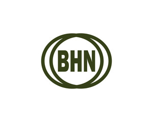 BHN Logo design vector template. BHN