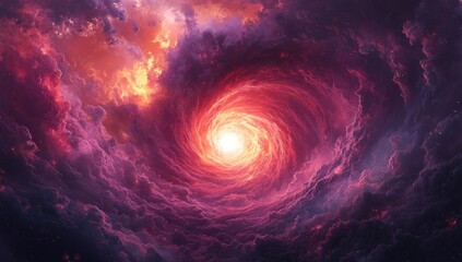 Spiral Galaxy with Light