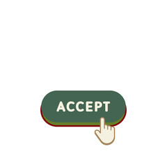 Hand Cursor Clicks The  Button(2)