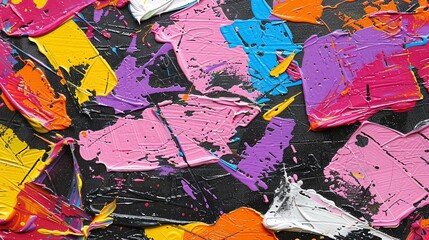 Fototapeta premium Abstract Colorful Paint.