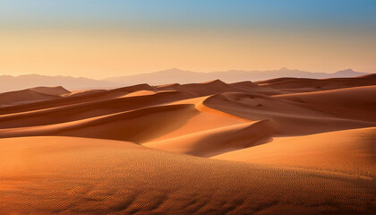 Desert Dunes at Dawn