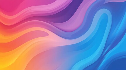 Obraz premium Dynamic waves of color in vibrant hues create an energetic abstract background.