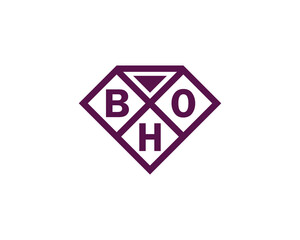 BHO logo design vector template. BHO