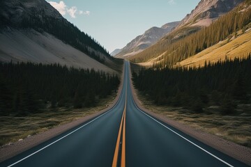 Stretching Road Through Wilderness: A Conceptual Landscape Motif