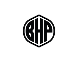 BHP logo design vector template. BHP