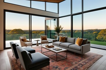 Chic Modern Retreat with Airy Lounge and Panoramic Parkland Views