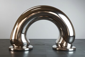 Dynamic 3D Sculpt of Fluid Metallic Arc in Zinc