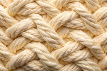 "a photo image of soft, creamy white fibers elegantly woven into a textured pattern on a rich, warm beige background"