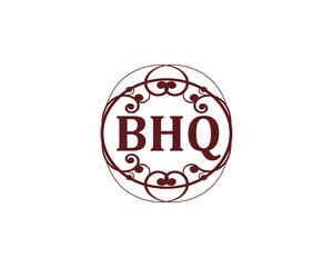 BHQ logo design vector template. BHQ