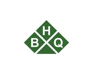 BHQ logo design vector template. BHQ