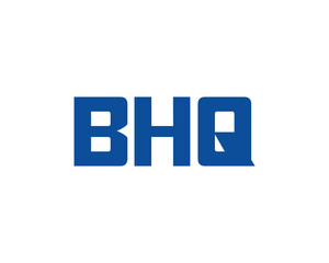BHQ logo design vector template. BHQ