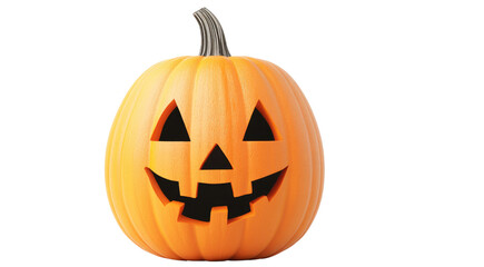 Giant pumpkin isolated on a transparent background in PNG format. Perfect for autumn and Halloween-themed designs, this detailed illustration captures the essence of the fall harvest season.