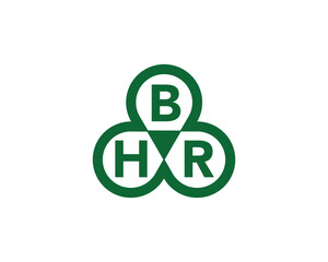 BHR Logo design vector template. BHR