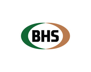 BHS logo design vector template. BHS