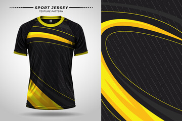 Sport jersey kit texture with vector mockup displaying realistic fabric pattern for custom athletic wear design