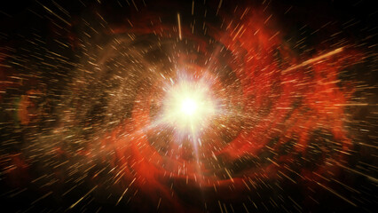 宇宙のワープエフェクト