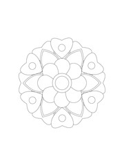 Flower coloring pages for kides