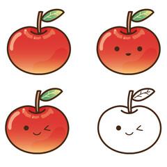 りんごのイラスト