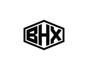 BHX Logo design vector template. BHX