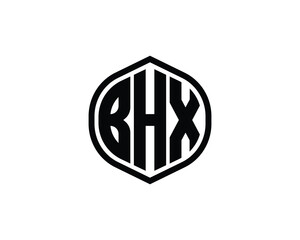 BHX Logo design vector template. BHX