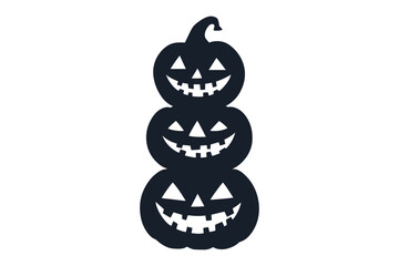 Halloween pumpkin vector cut file