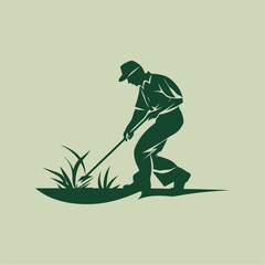Gardener Vector Logo | Simple and Minimalist Design