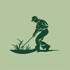 Gardener Vector Logo | Simple and Minimalist Design