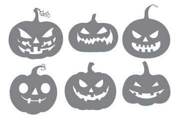Halloween pumpkin vector cut file