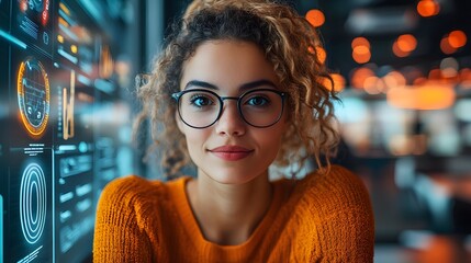Group of colleagues using digital whiteboards for brainstorming in a sleek conference room.