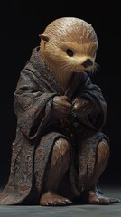 Obraz premium Otter in a Robe.