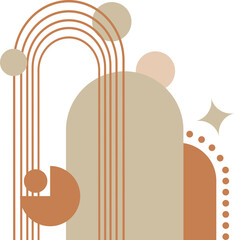 Boho Abstract Arch Shape
