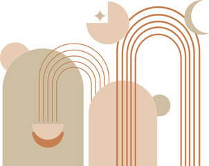 Boho Abstract Arch Shape
