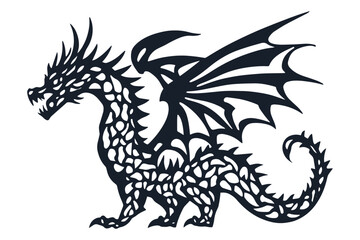 Cricut Dragon  vector