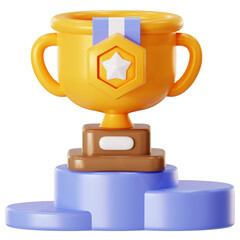 Victory Podium 3D Icon