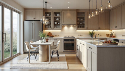 modern kitchen interior