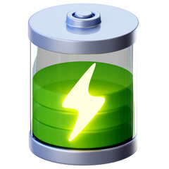 Battery Power 3D Icon